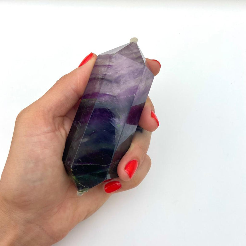 High Quality Fluorite Double Terminated Point - East Meets West USA