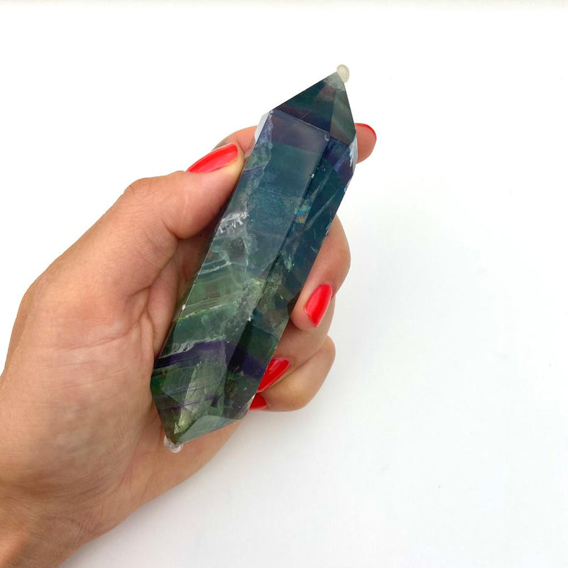 High Quality Fluorite Double Terminated Point - East Meets West USA