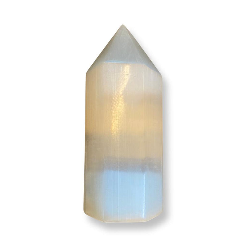 Kristal Point Selenite Lamp - East Meets West USA