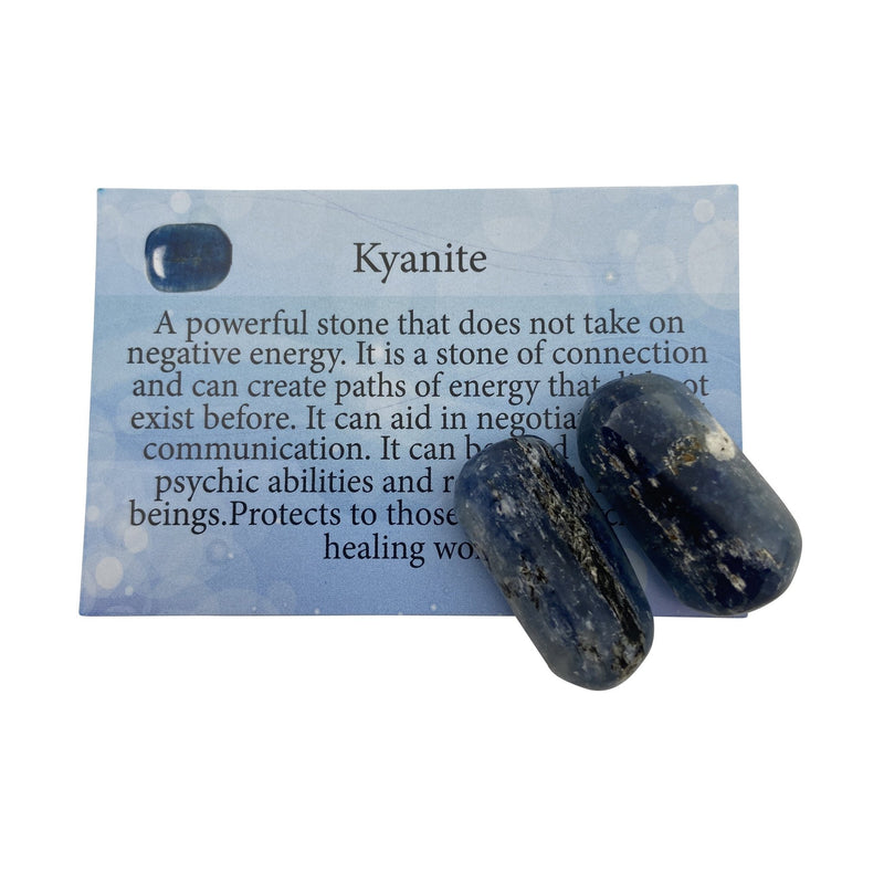 Kyanite Information Card - East Meets West USA