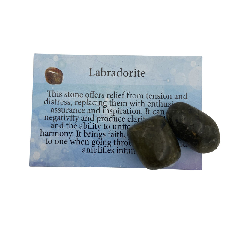 Labradorite Information Card - East Meets West USA
