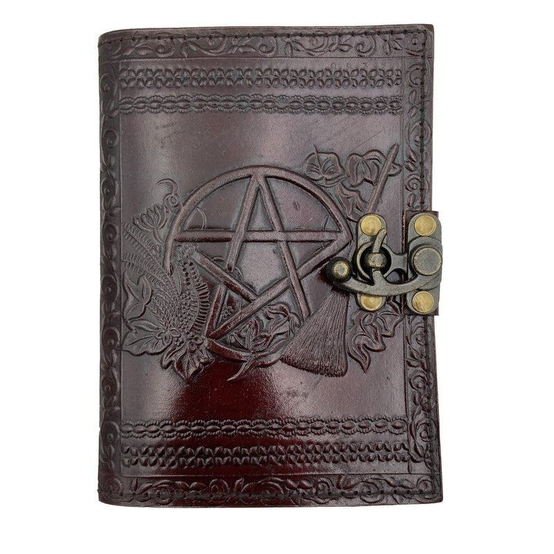 Leather Pentacle Grimoire - East Meets West USA