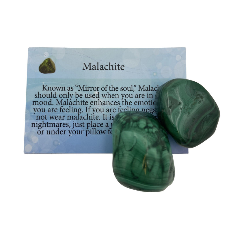 Malachite Information Card - East Meets West USA