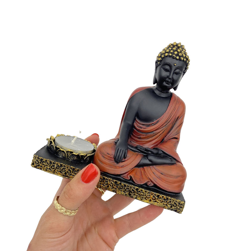 Meditation Buddha Candle Holder - East Meets West USA