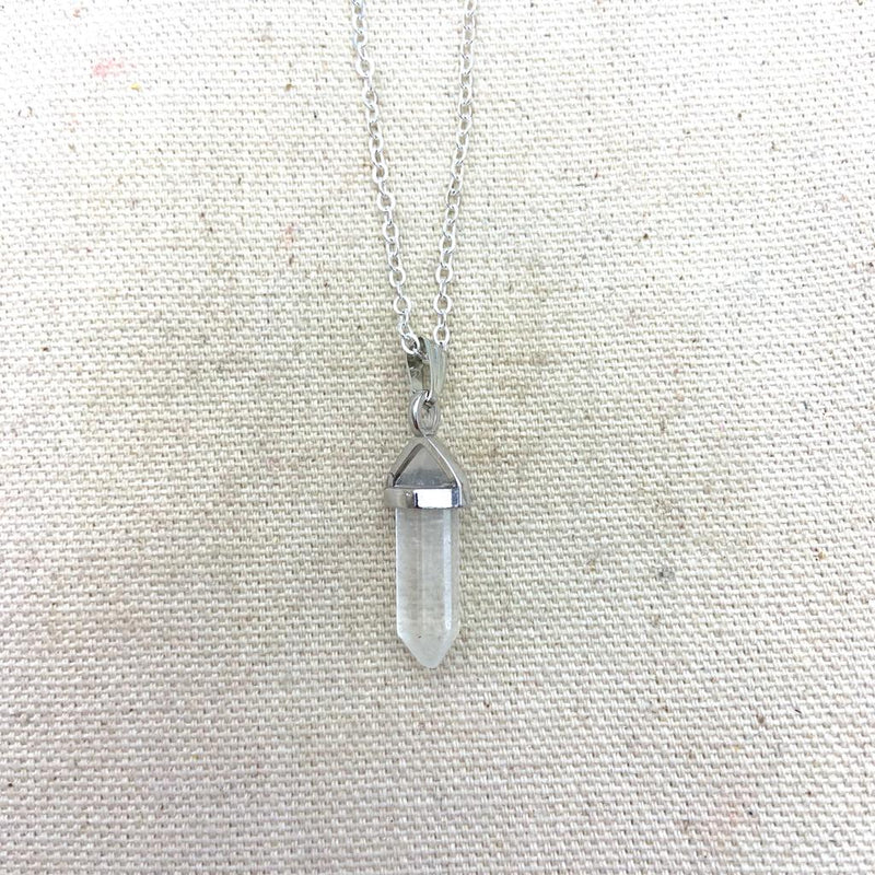 Mini Crystal Point Necklace - East Meets West USA