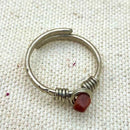 Goldstone Mini Tumbled Crystal Ring