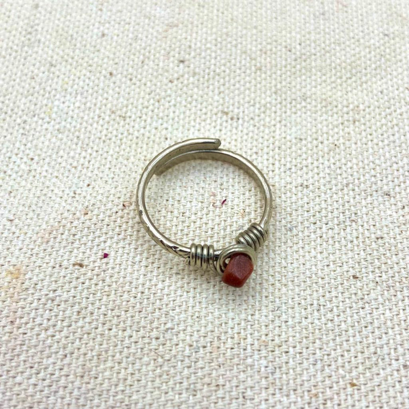 Mini Tumbled Crystal Ring - East Meets West USA