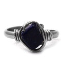 Tourmaline Mini Tumbled Crystal Ring