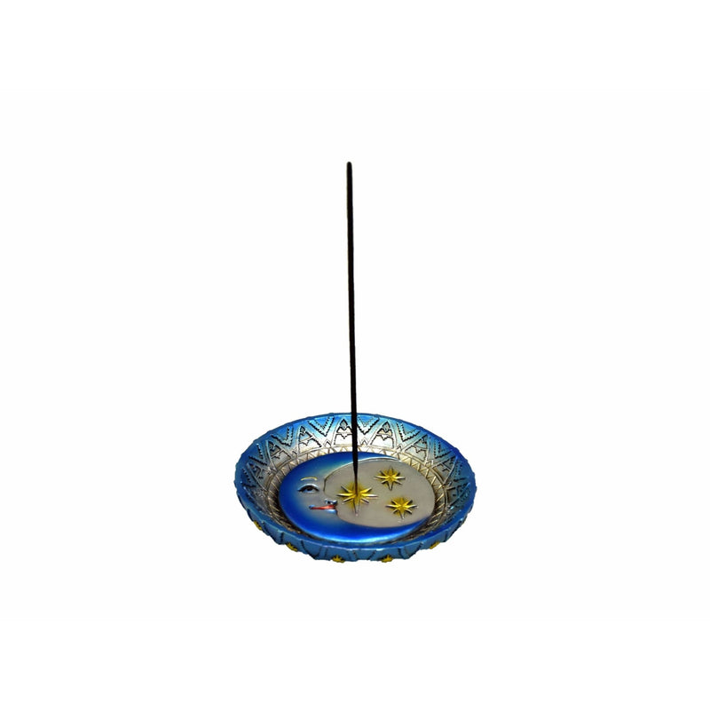 Moon & Stars Round Incense Burner - East Meets West USA