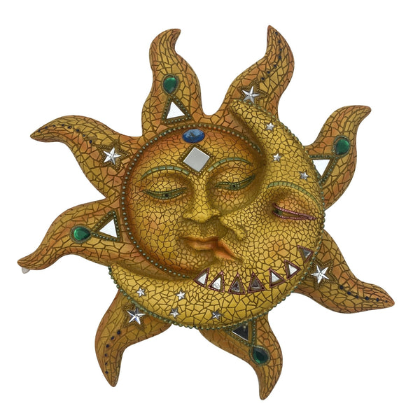 Mosaic Sun and Moon Wall Hanging - East Meets West USA