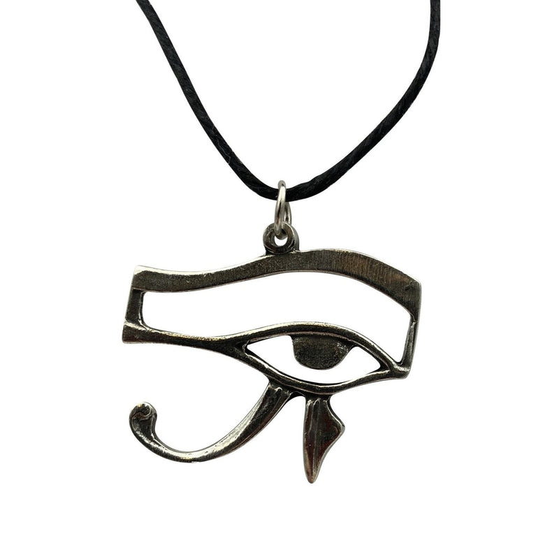 Mystic Nile Eye of Horus Pewter Necklace - East Meets West USA