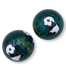 Green Panda Baoding Therapy Meditation Balls for Stress