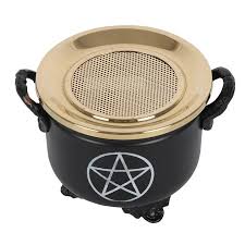 Pentagram Cauldron Incense Burner - East Meets West USA