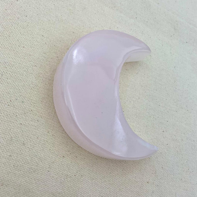 Pink Calcite Crescent Moon - East Meets West USA