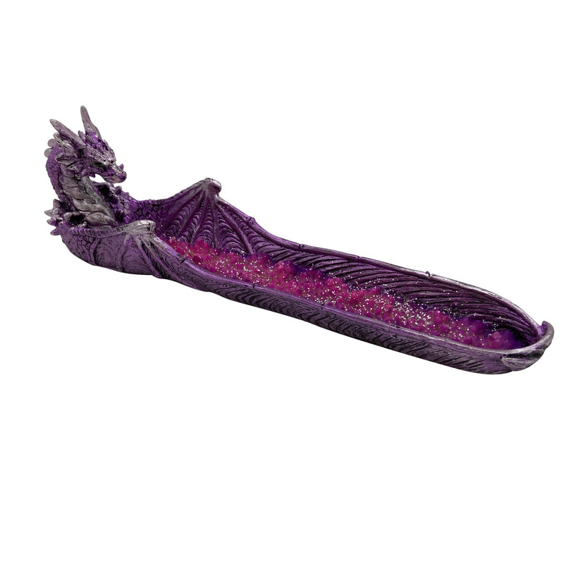 Purple Dragon Wings Incense Burner - East Meets West USA