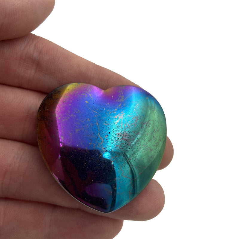 Rainbow Hematite Heart - East Meets West USA