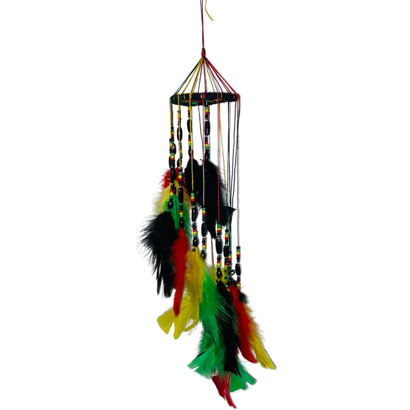 Rasta Feather Wall Hanging - East Meets West USA
