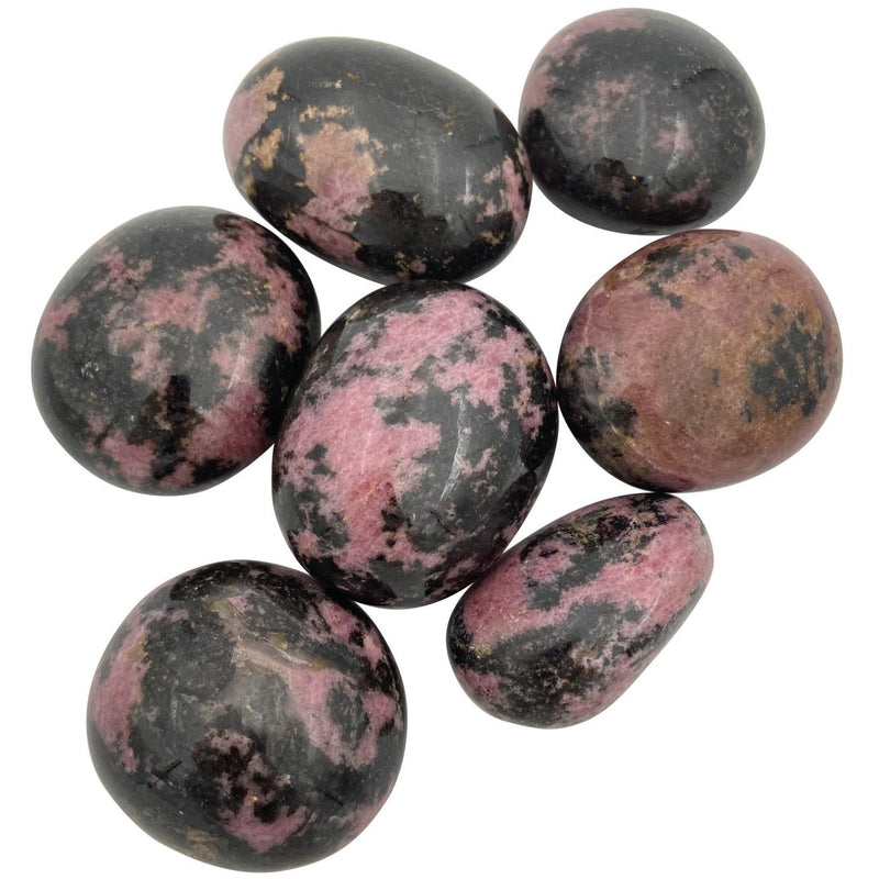 Rhodonite Palm Stone - East Meets West USA