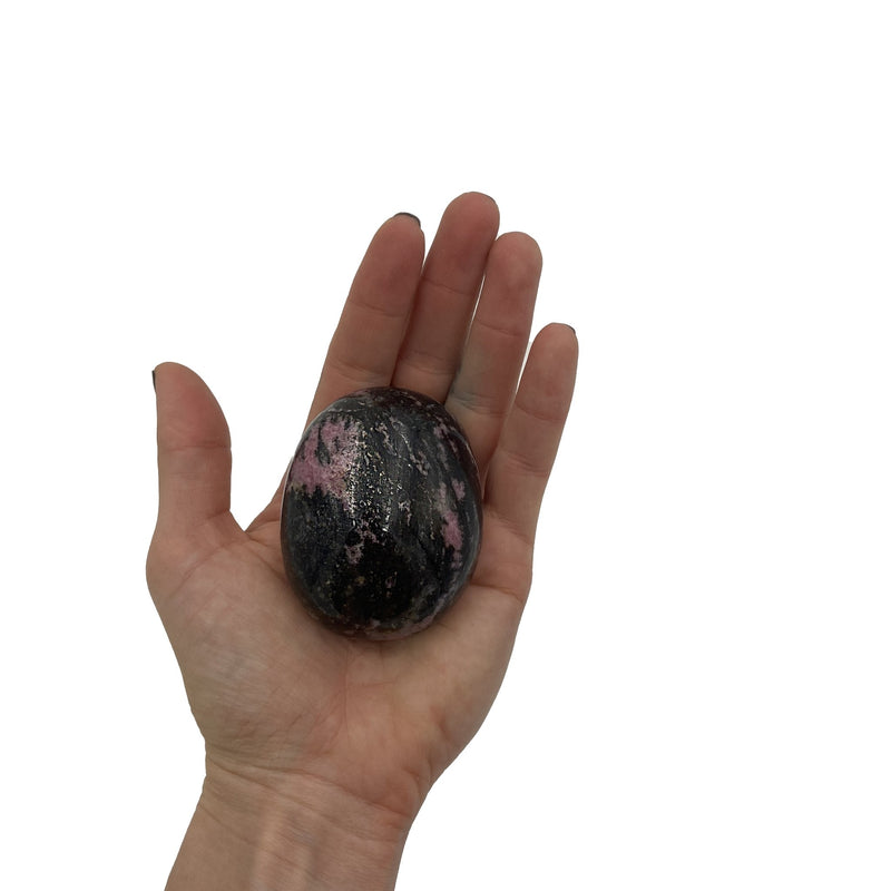 Rhodonite Palm Stone - East Meets West USA