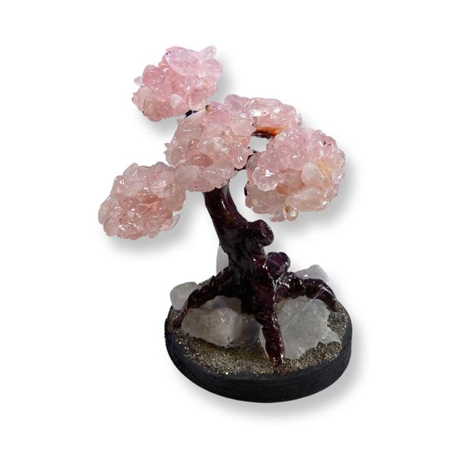 Rose Quartz Bonsai Tree | East Meets West USA