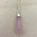 Rose Quartz Princess Point Necklace - East Meets West USA