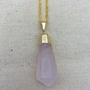 Rose Quartz Princess Point Necklace - East Meets West USA