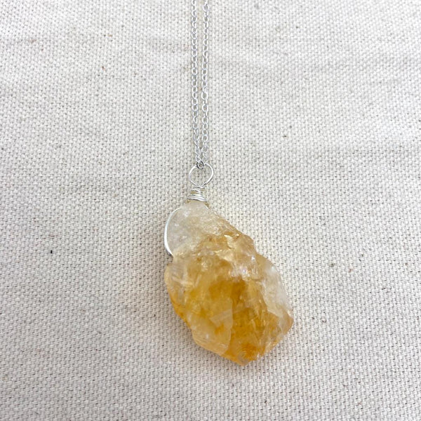 Rough Cut Crystal Necklace - East Meets West USA