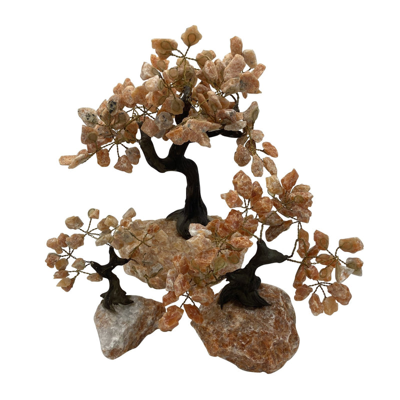 Rough Orange Calcite Crystal Tree - East Meets West USA