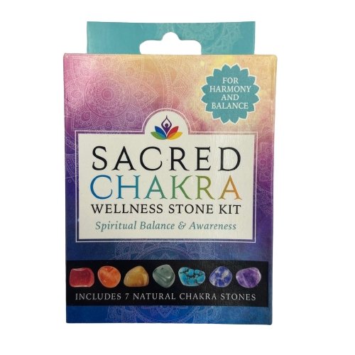 Sacred Chakra Wellness Stone Kit - East Meets West USA