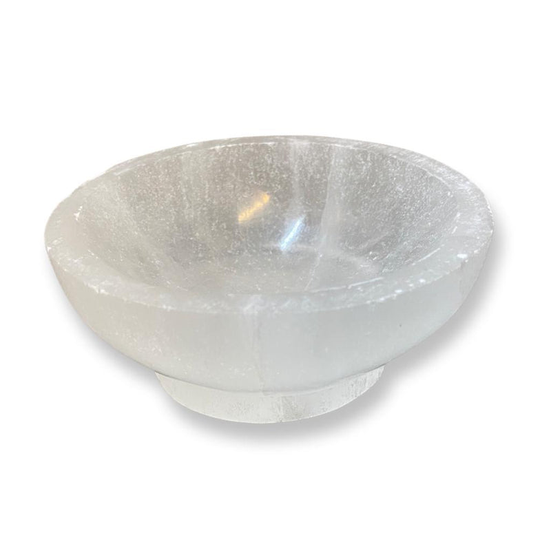 Selenite Bowl w/ Stand - East Meets West USA