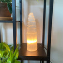 Selenite Iceburg Lamp - East Meets West USA