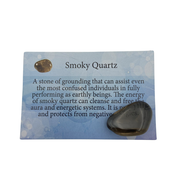 Smoky Quartz Information Card - East Meets West USA
