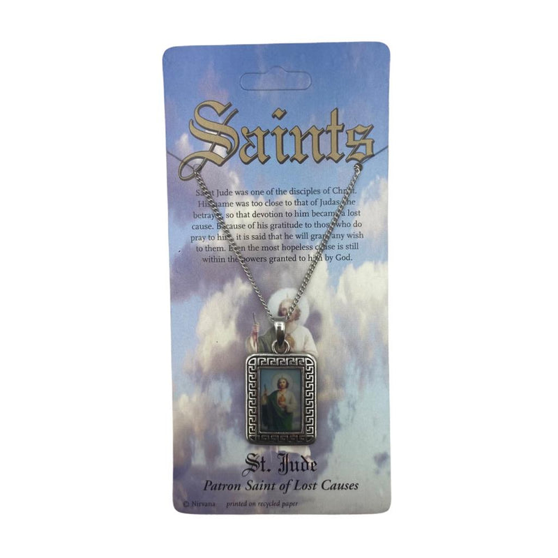 St. Jude Pewter Necklace - East Meets West USA