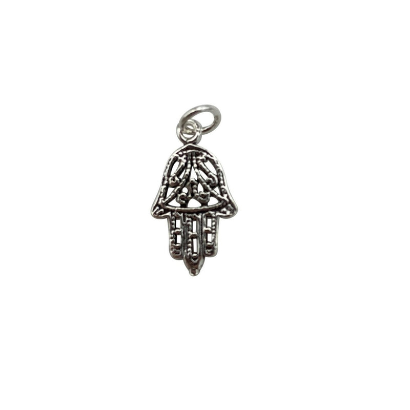 Sterling Silver Hamsa Pendant - East Meets West USA