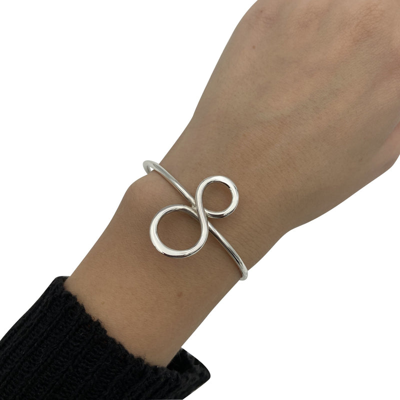 Sterling Silver Infinity Bracelet - East Meets West USA