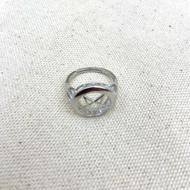 Sterling Silver Pentacle Ring - East Meets West USA