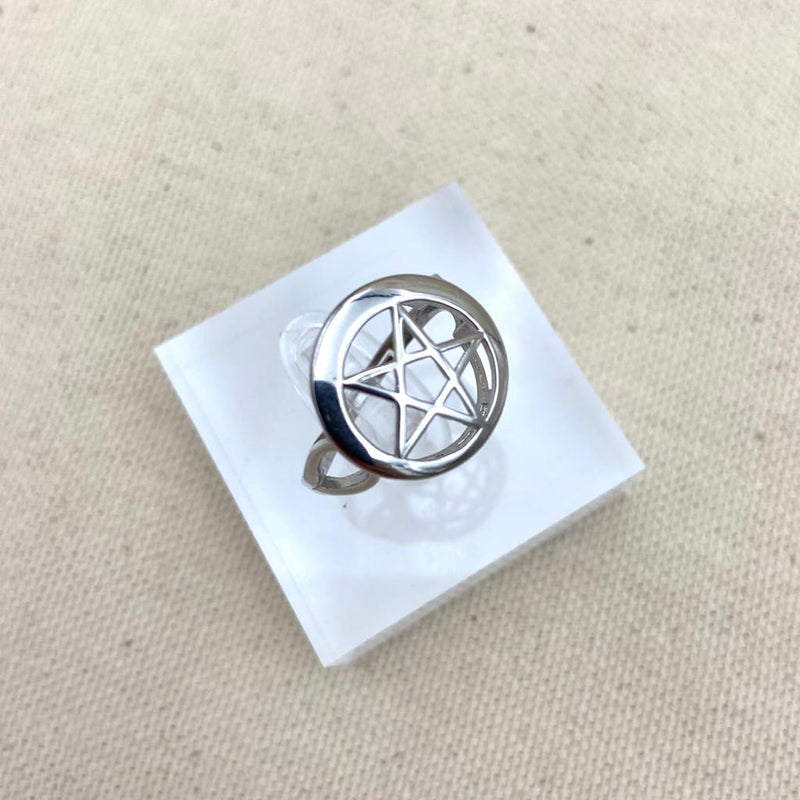 Sterling Silver Pentacle Ring - East Meets West USA