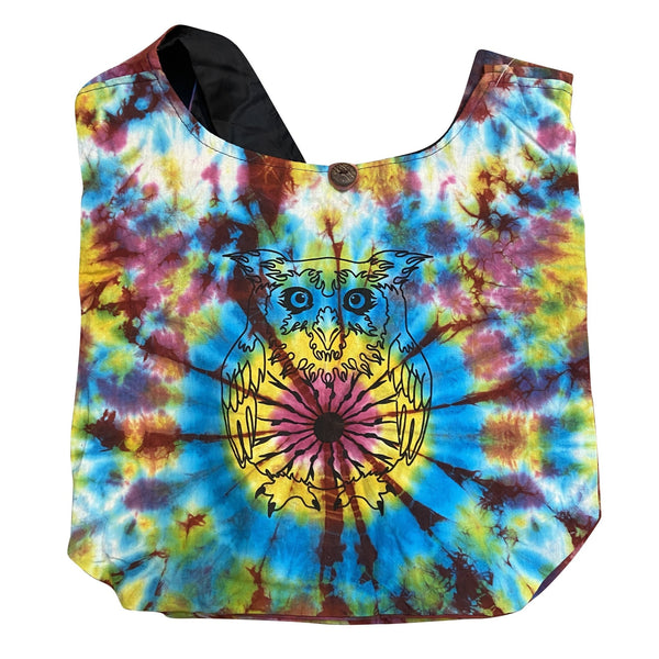 Tie Dye Owl Tote - East Meets West USA
