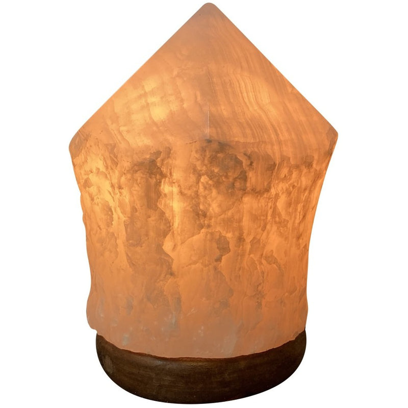 Top Polished Pink Calcite Lamp - East Meets West USA