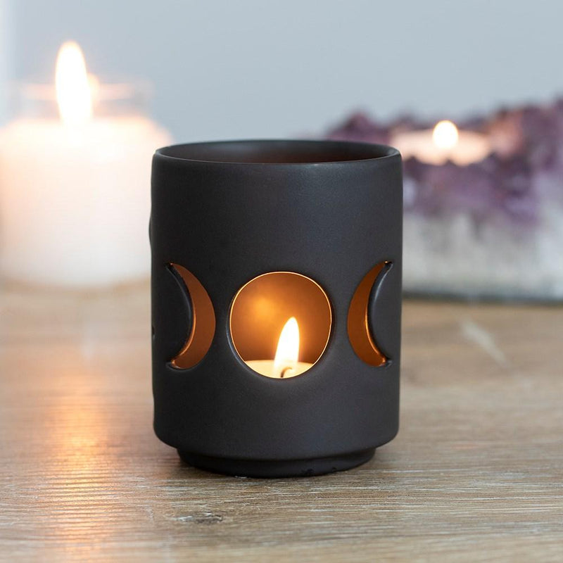 Triple Moon Cut Out Tealight Holder - East Meets West USA
