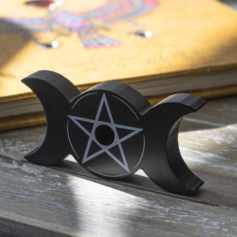 Triple Moon Spell Candle Holder - East Meets West USA