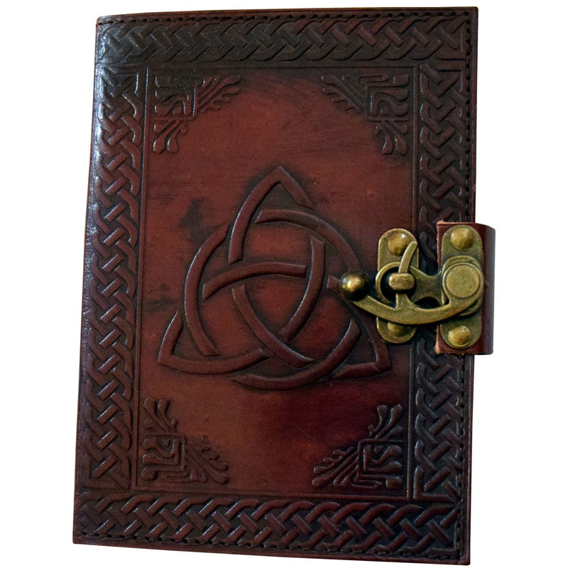 Triquerta Knot Leather Journal - East Meets West USA
