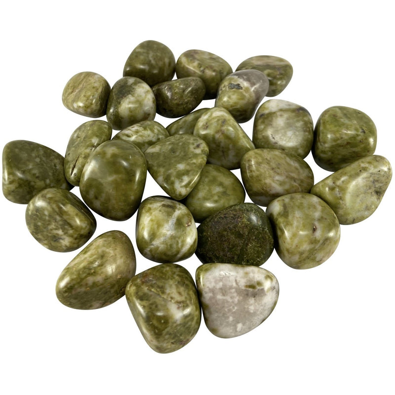 Tumbled Epidote - East Meets West USA