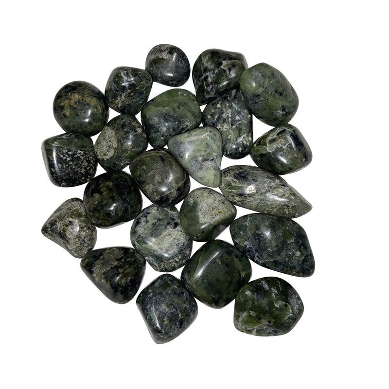 Tumbled Green Jade "Nephrite" - East Meets West USA