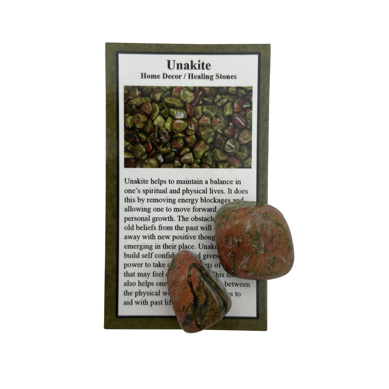 Unakite Information Card - East Meets West USA