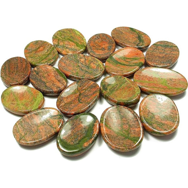 Unakite Worry Stone - East Meets West USA