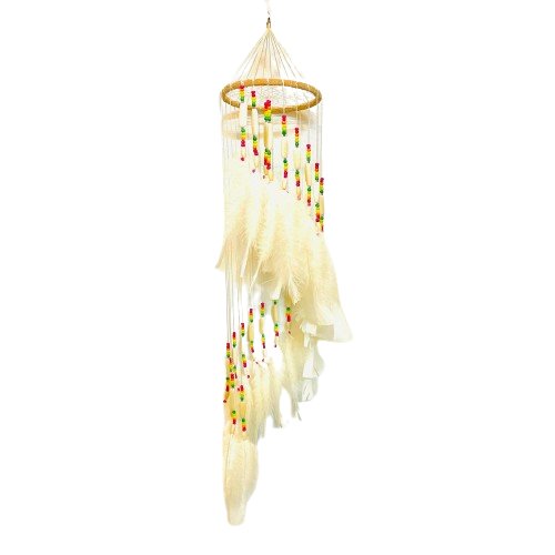 White Feather Wall Hanging - East Meets West USA