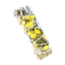 White Sage w/ Yellow Carnations - East Meets West USA