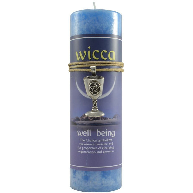 Wicca Candle: Well Being with Pendant - East Meets West USA