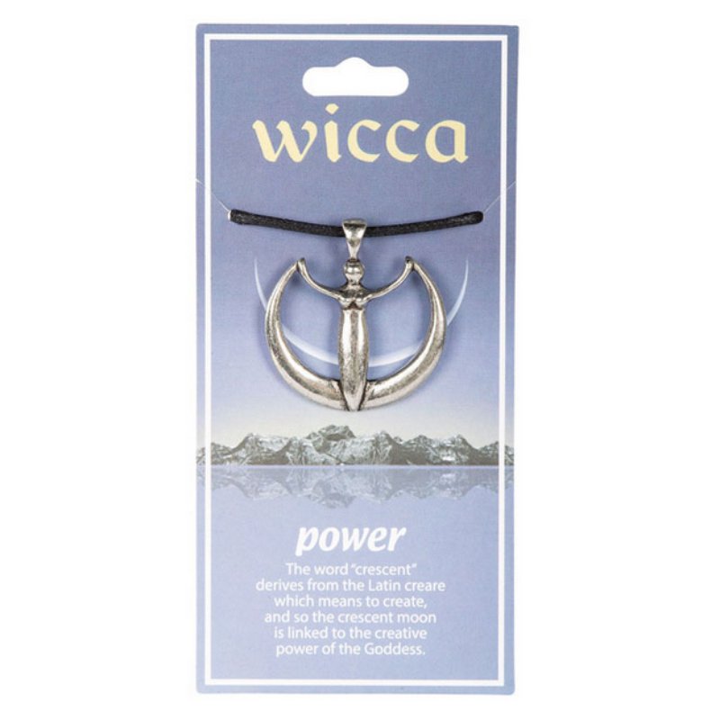 Wicca Power Pewter Necklace - East Meets West USA